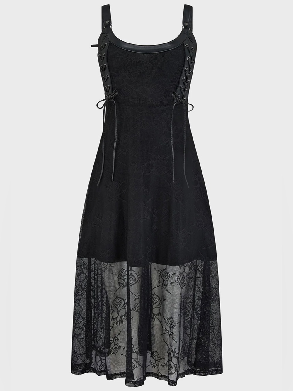 KILLSTAR Anne Arkist Lace Midi Dress, size XL (BNWT)